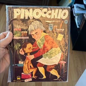 Vintage Pinocchio Book